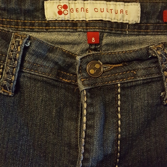 Vintage," Gene Culture" , sexy fitting. Embellished  ,flares, 8 - Picture 2 of 4